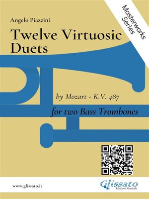 cover image of Twelve Virtuosic Duets For Bass Trombones